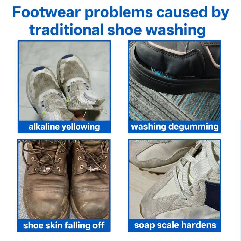 PICKZONE Shoe Cleaner 6.76 oz Foam for Stains & Dirt Removal Safe for Leather Suede Nubuck Cotton Knits Quick Dry Easy Use Shoe Cleaning Solution